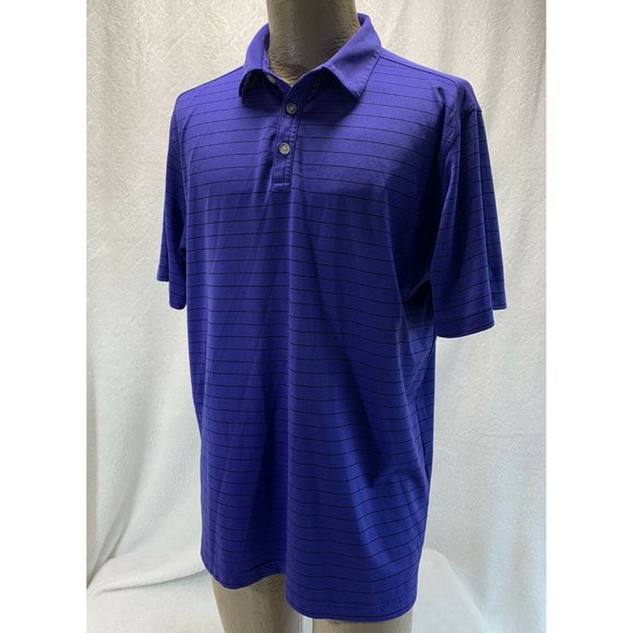 Callaway Other - Callaway Purple Golf Polo Men’s XL Thin Black Stripe